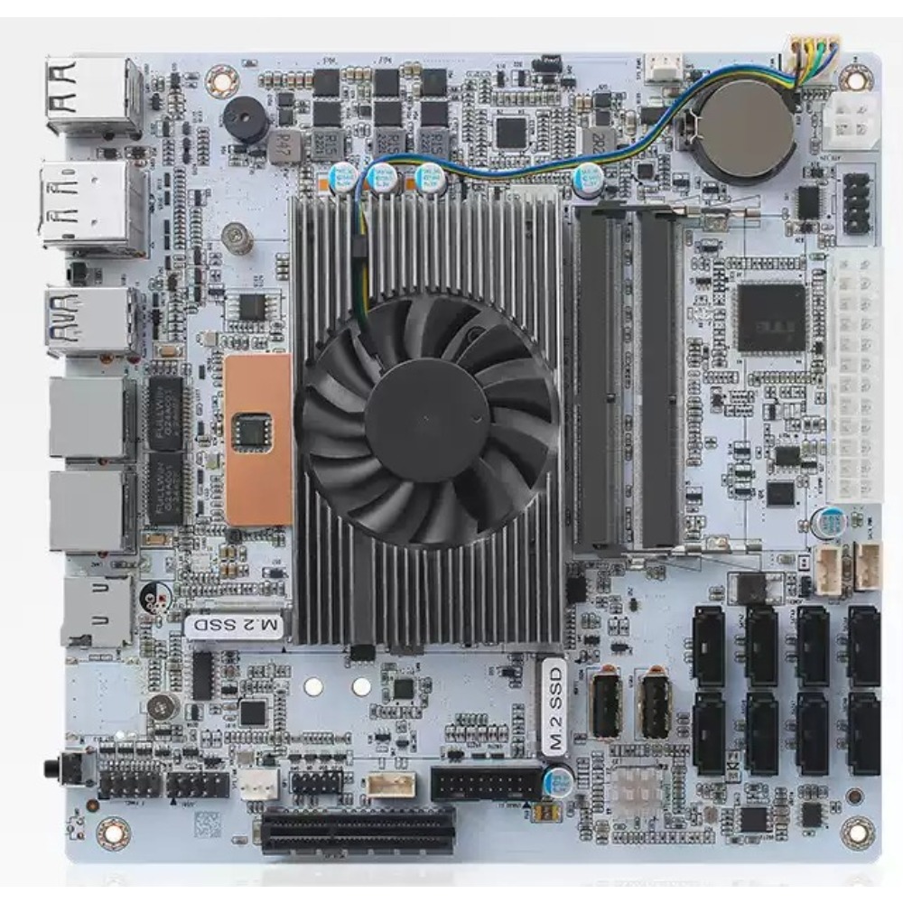 Nas Motherboard 8 Sata Mini Itx - Placa base Mini-ITX blanca M11 NAS