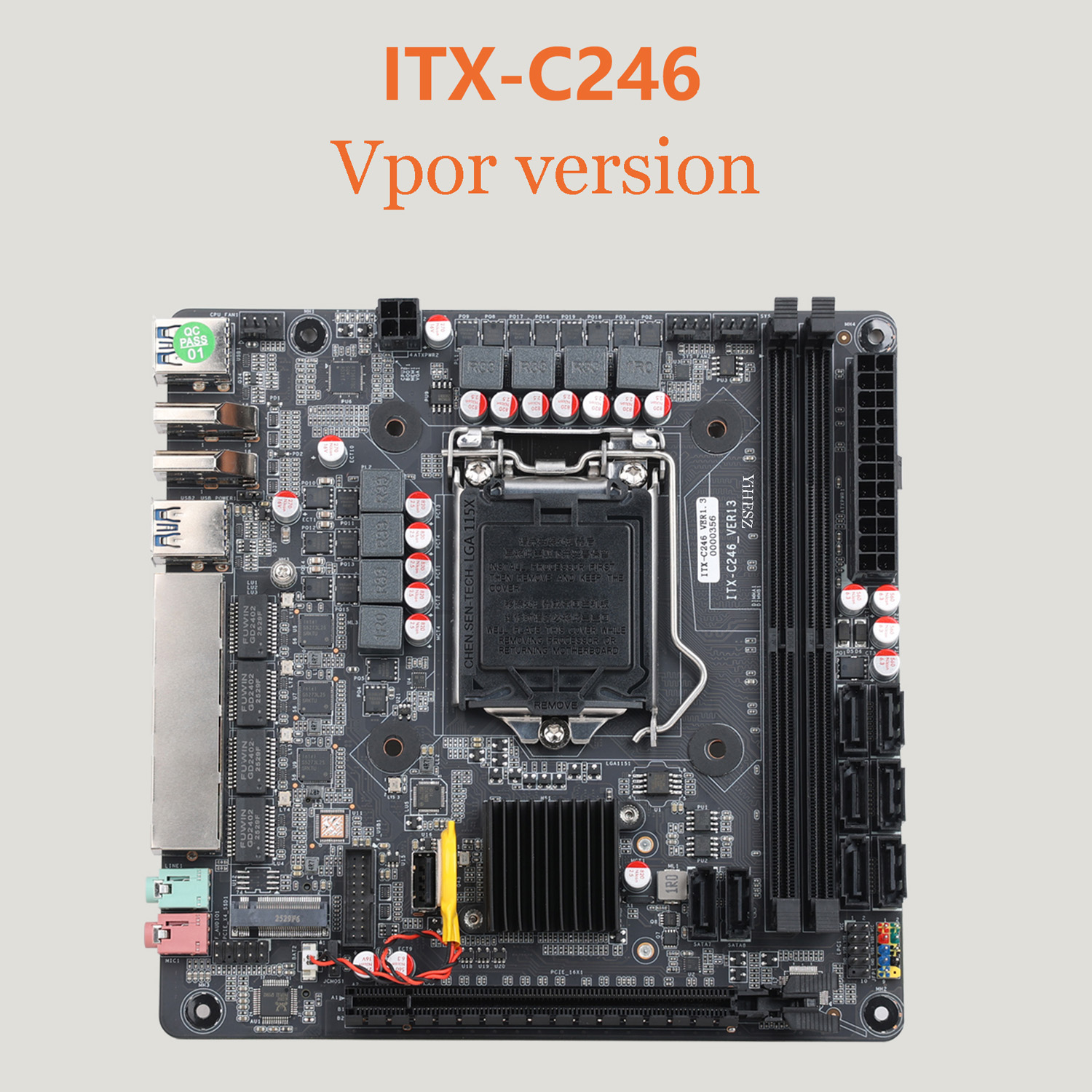 Placa Base C246 Mini-ITX, Plac - Nas Motherboard 8 Sata Mini Itx reseña y precio