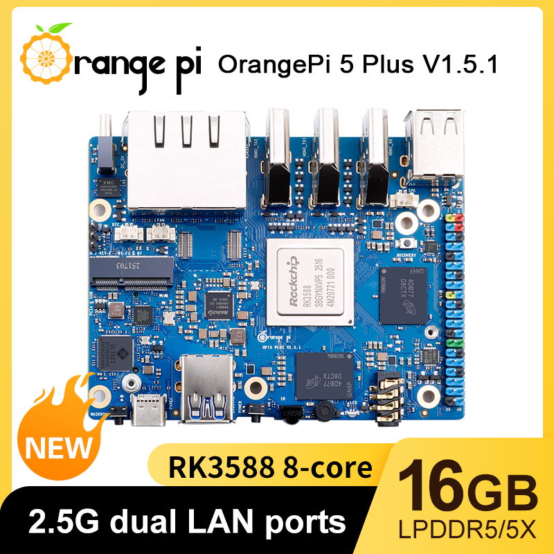 TopElec Orange Pi 5 Plus, 16GB - Orange Pi 5 Plus 16Gb reseña y precio