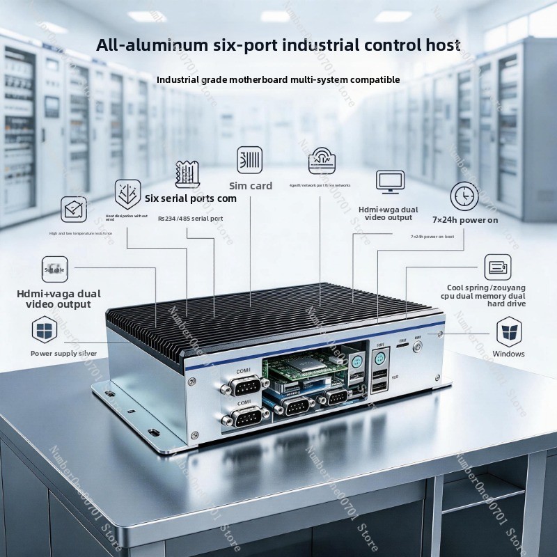 Mini PC Industrial Integrado S - Fanless Industrial Pc Rs485 Core I7 reseña y precio
